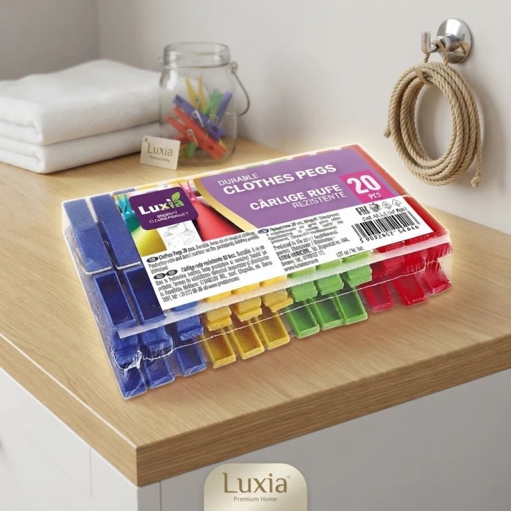 Cleste de plastic Luxia, 20 buc