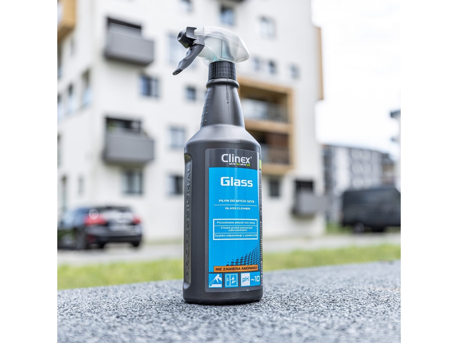 Clinex Profesional Glass, pentru curatarea sticlei, 1L