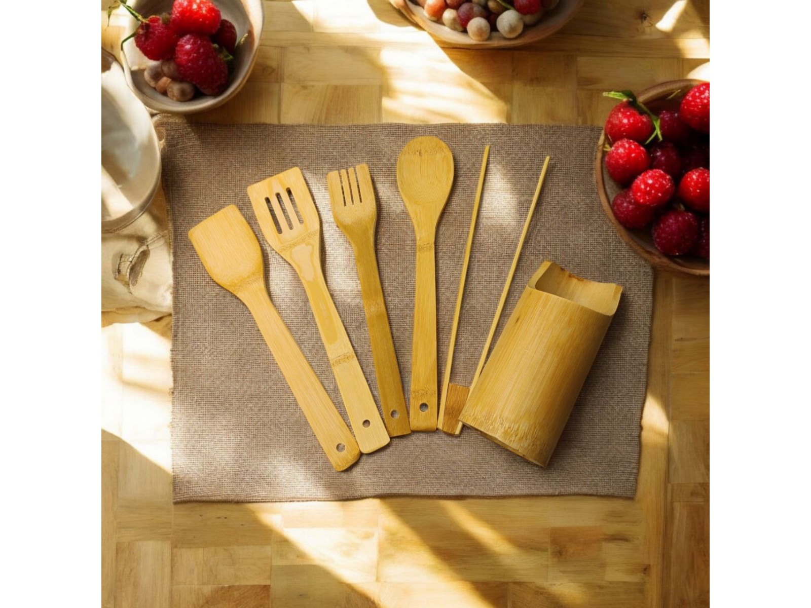Set pentru bucatarie/ bambus 6 buc