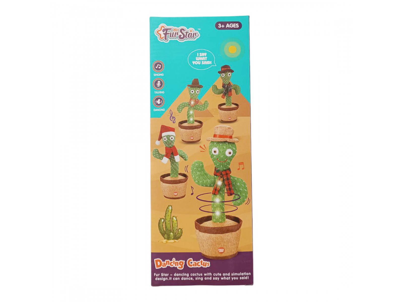 Cactus dansator, vorbitor