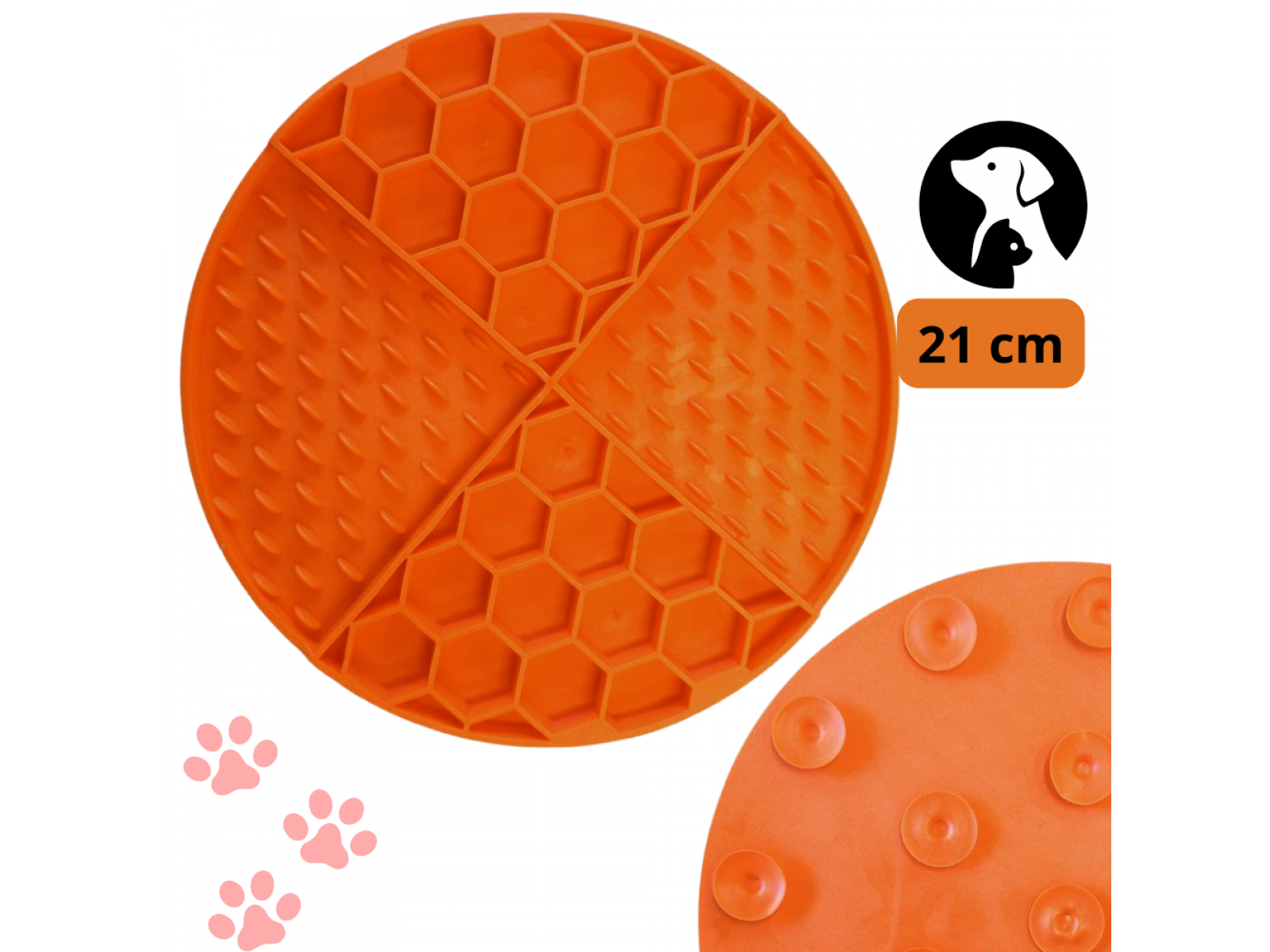 Covoras pentru hranirea lenta a animalelor Round 21cm