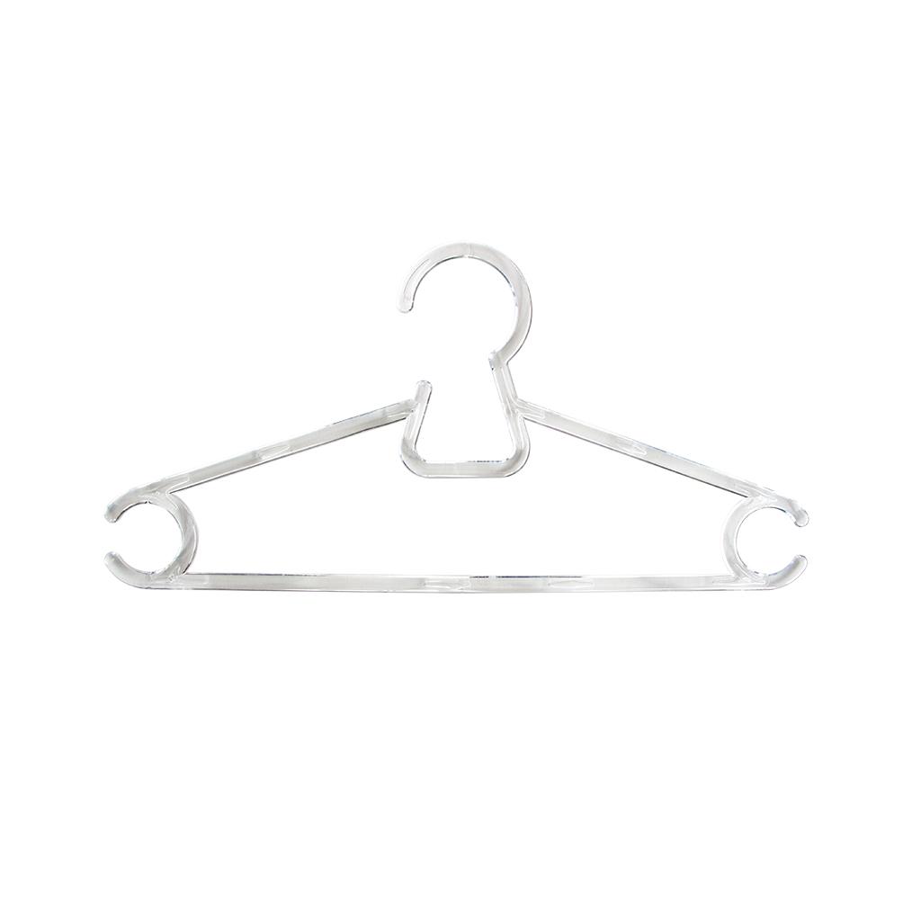 Umerase pentru haine DecoBella, transparente, 40cm, 6 buc