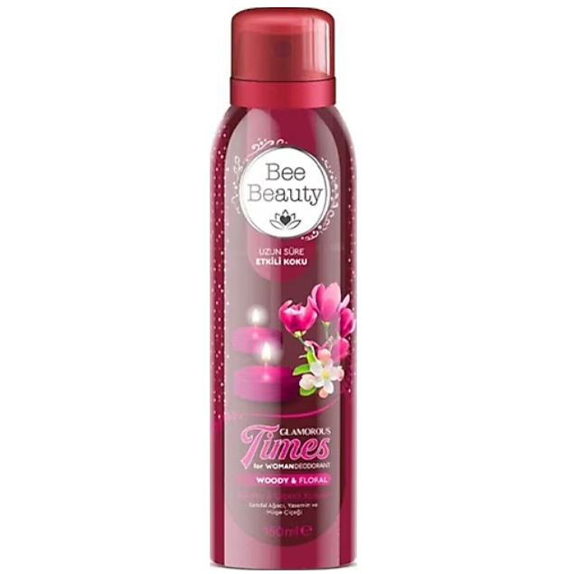Bee Beauty Deodorant femei 150ml Glamoros Times Woody& Floral
