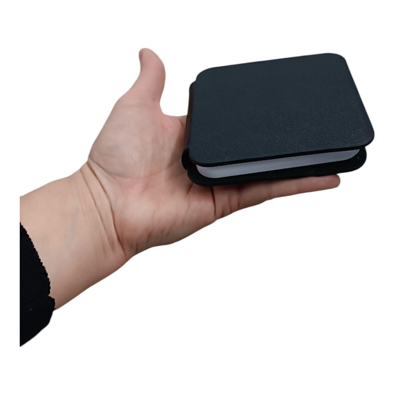 Oglinda cu iluminare led si suport pliabil, 9,5 x 10 cm