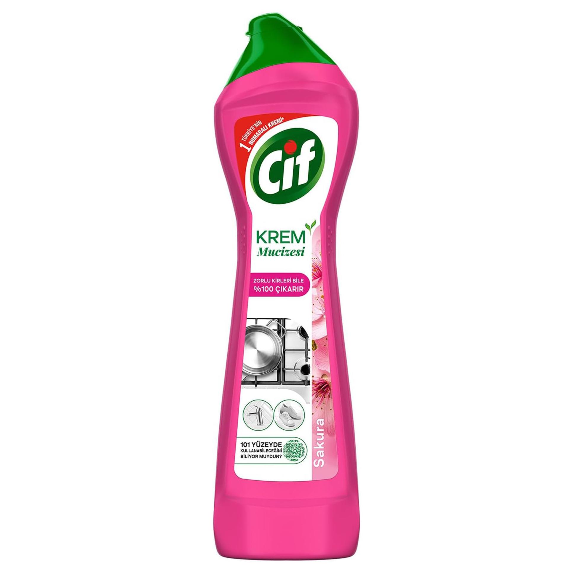 Crema de curatare Cif Krem Mucizesi, Sakura, 500 ml