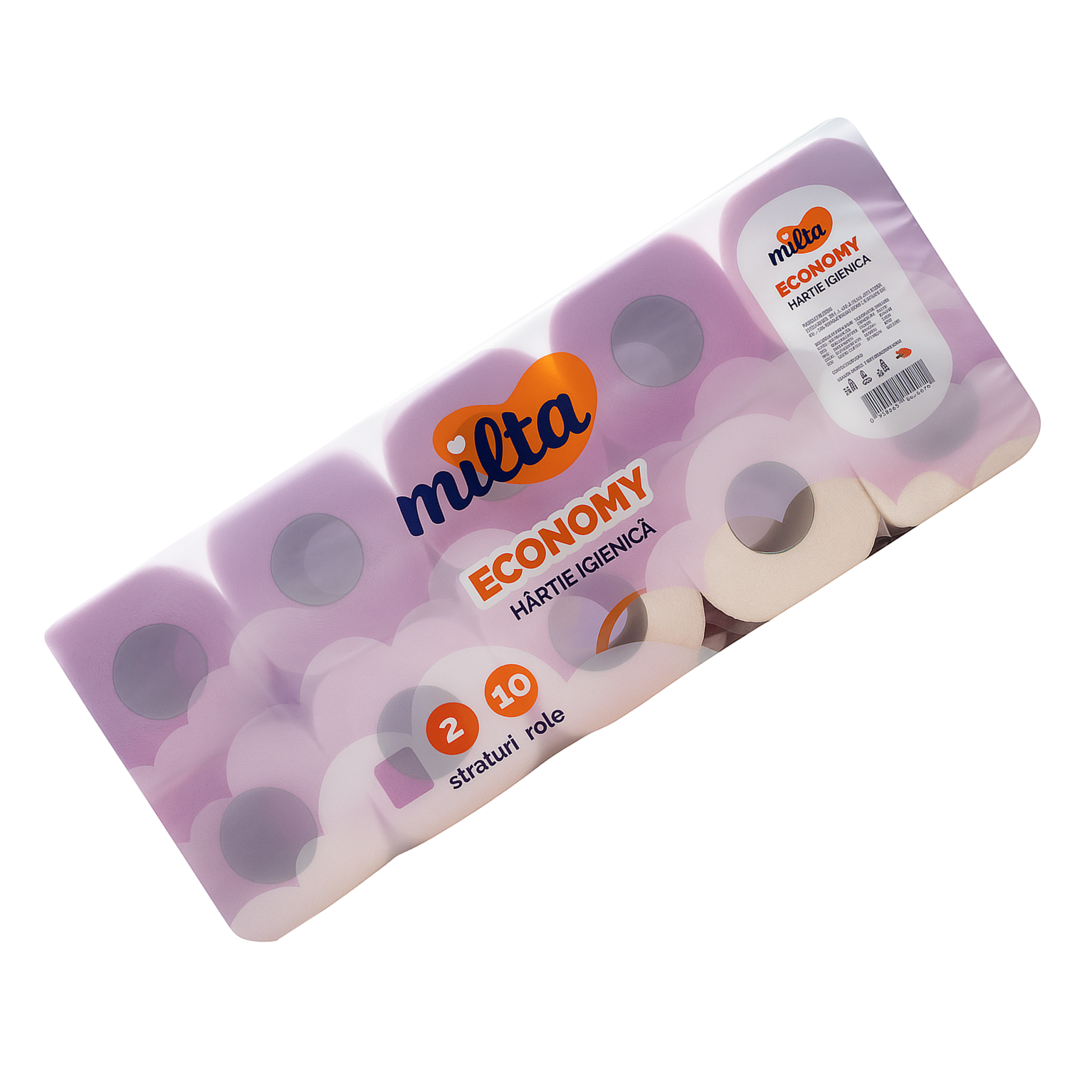 Hirtie igienica MILTA Economy  10 role, 2 str