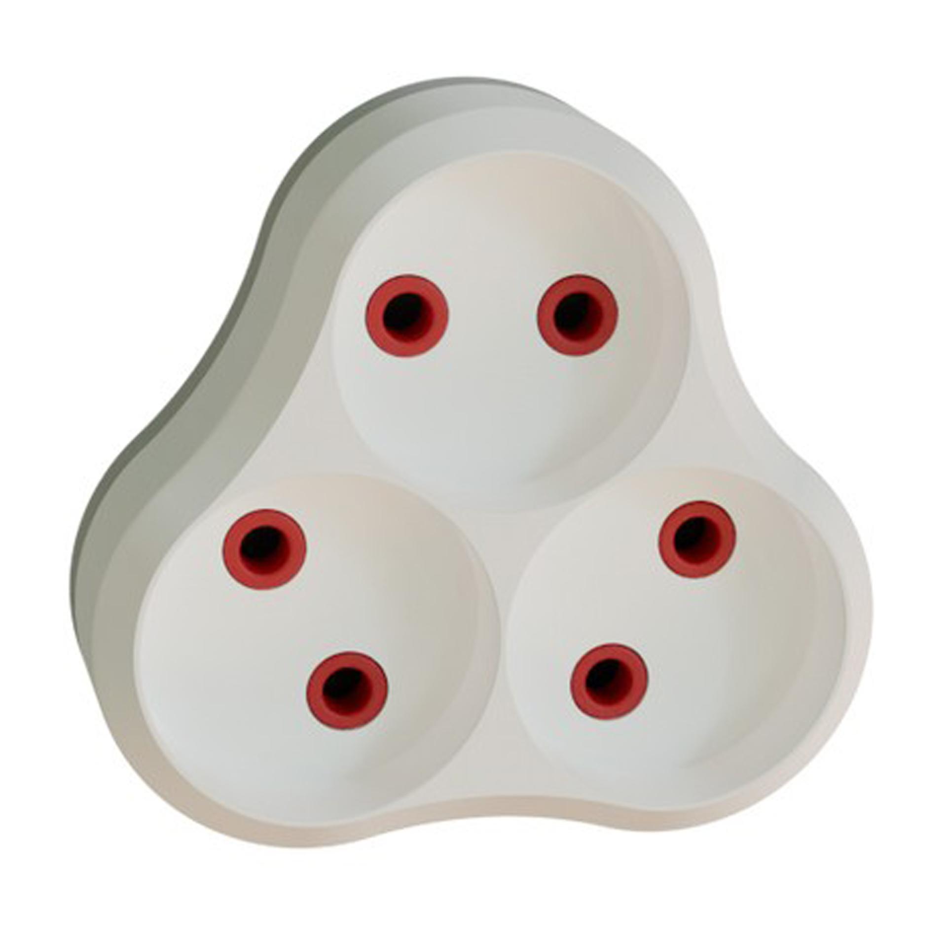 Adaptor 3 prize Neomax, fara impamintare (alb)