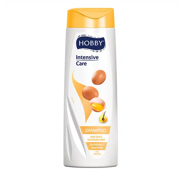 Sampon Hobby, pentru par uscat si deteriorat, Egg Protein, 500 ml