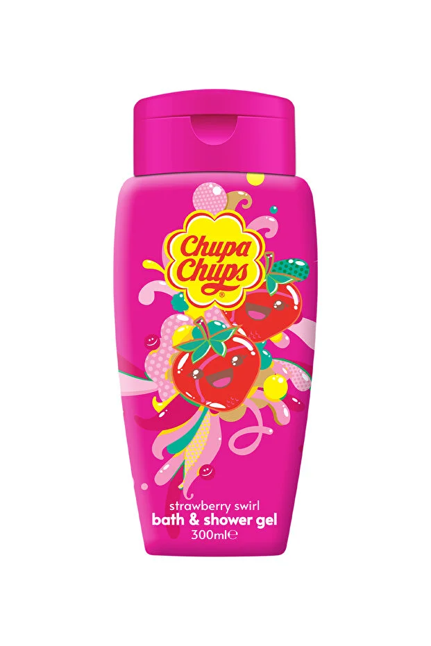 Gel de dus CHUPA CHUPS, Strawberry Swirl, 300 ml