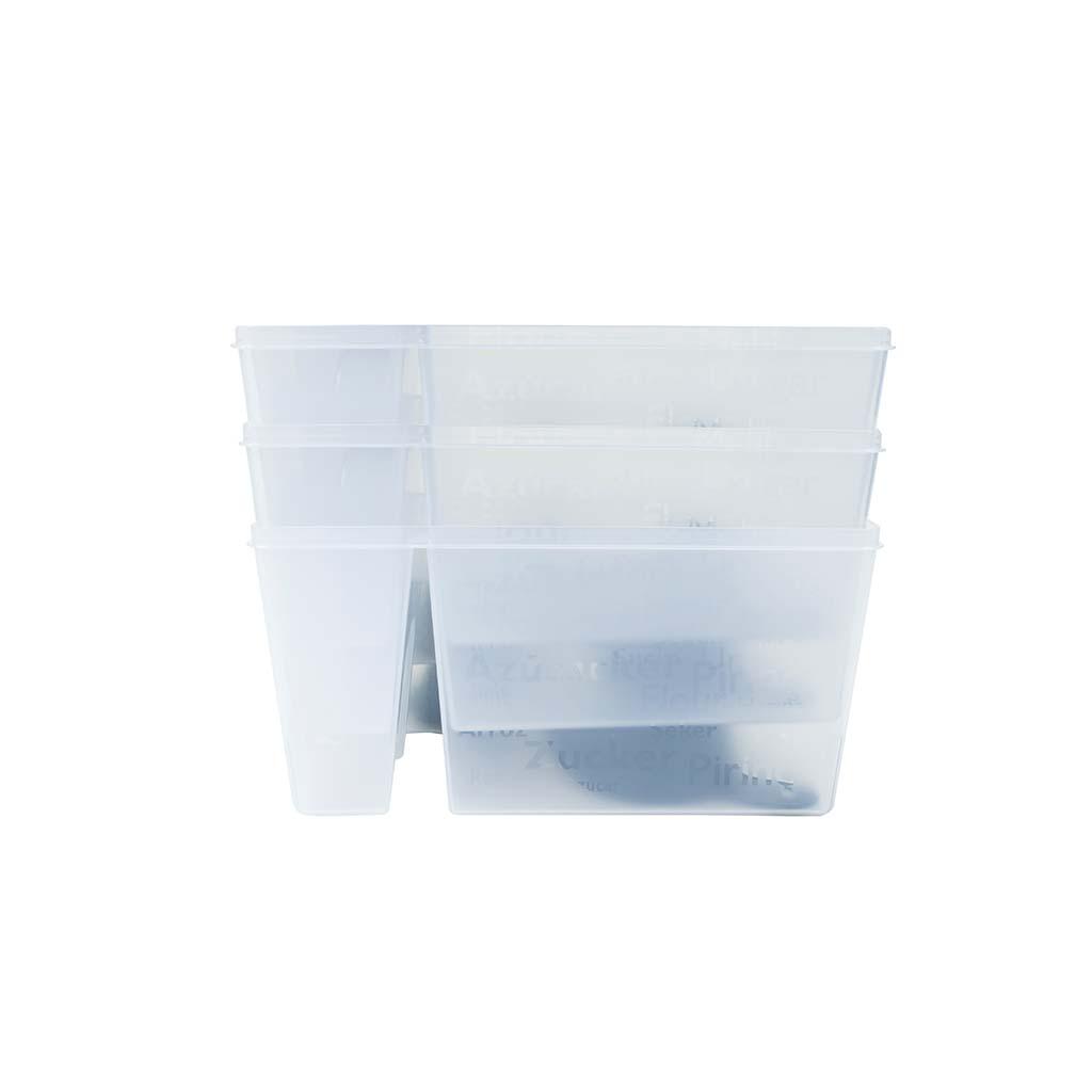 Caserola cu lingură pentru făină și alte cereale DecoBella CleanSpoons