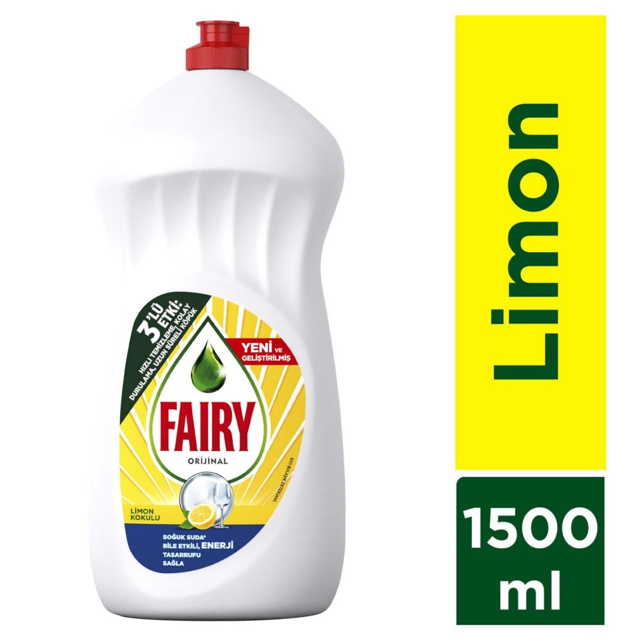 Detergent de vase FAIRY Lemon 1500 ml