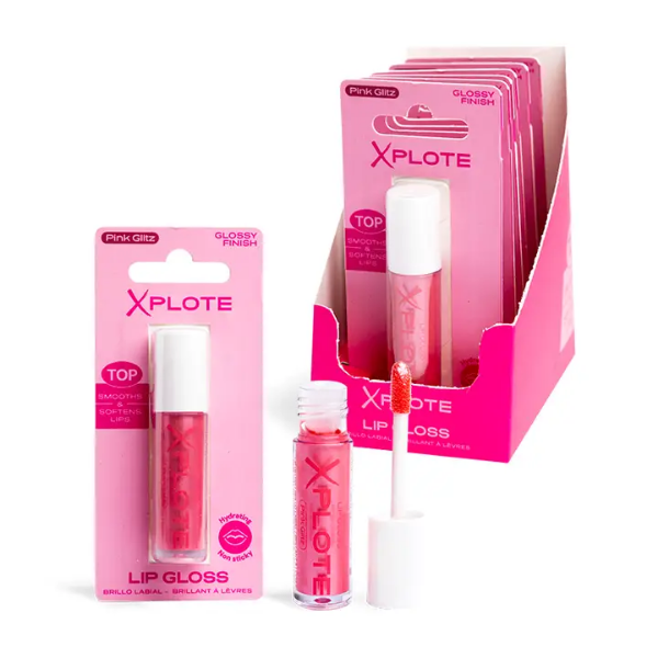 Блеск для губ  XPLOTE Pink Glitz