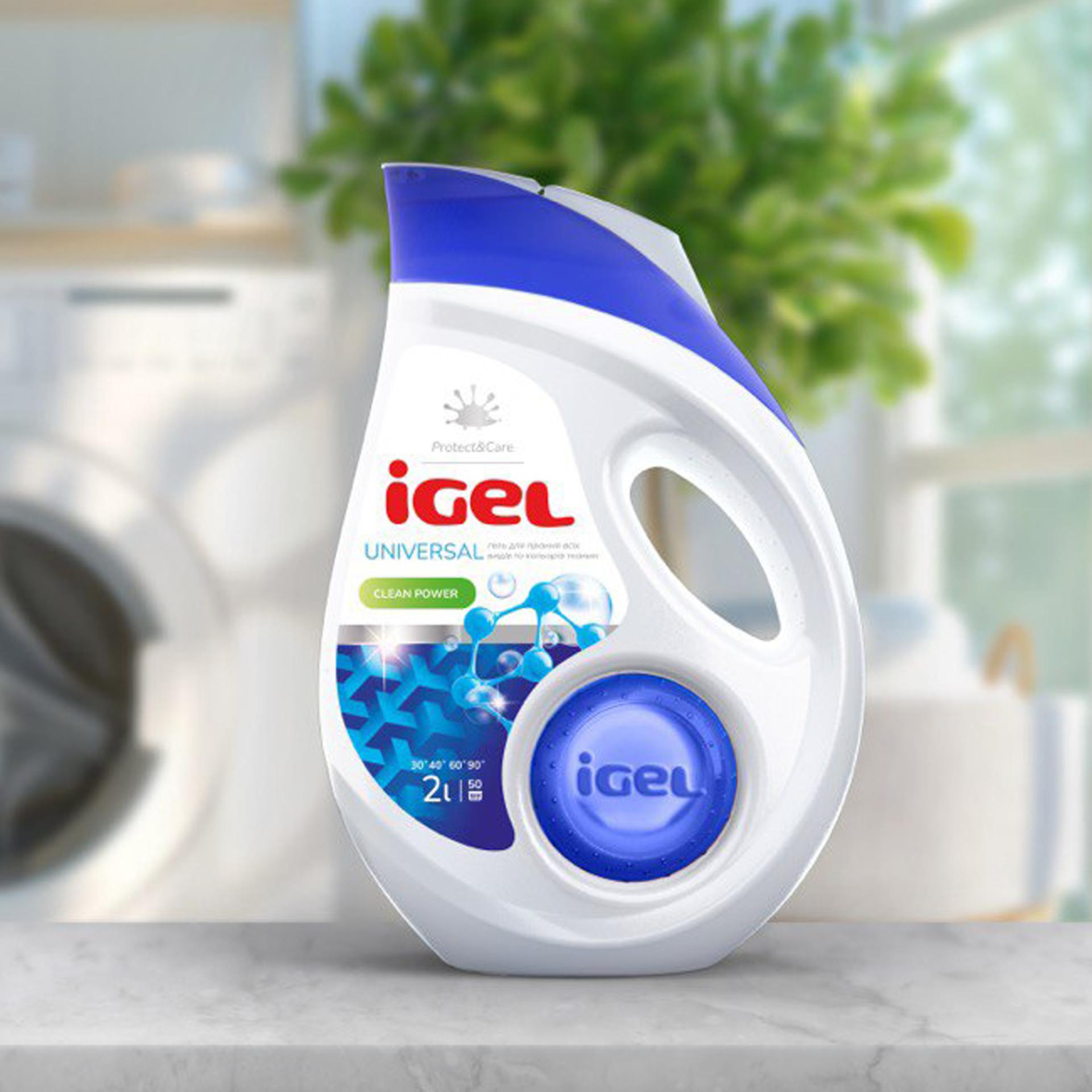 Detergent lichid pentru rufe Universal iGEL Baby 2 L / 50 spalari