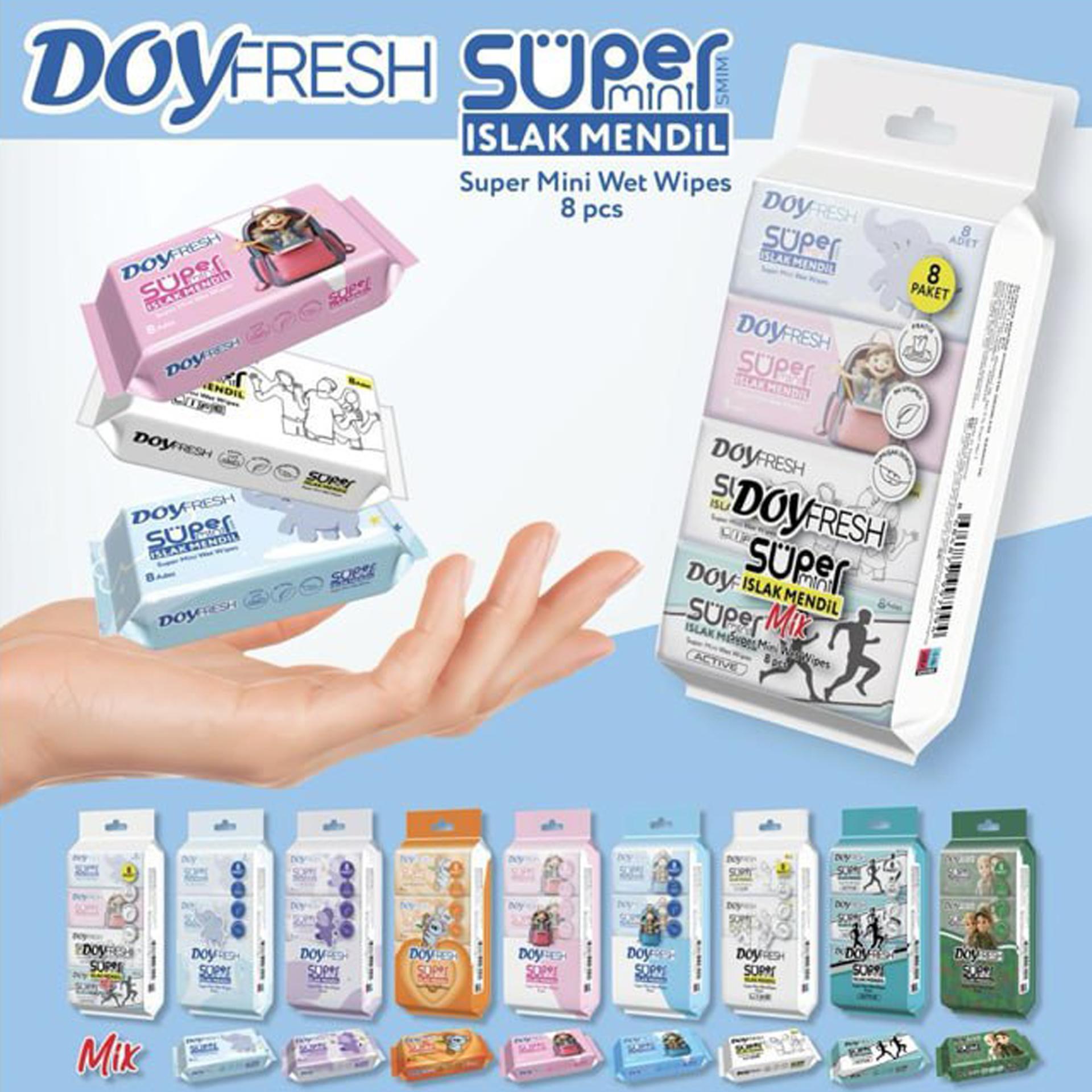 Servetele umede  mini DOYFRESH Mix 8 buc