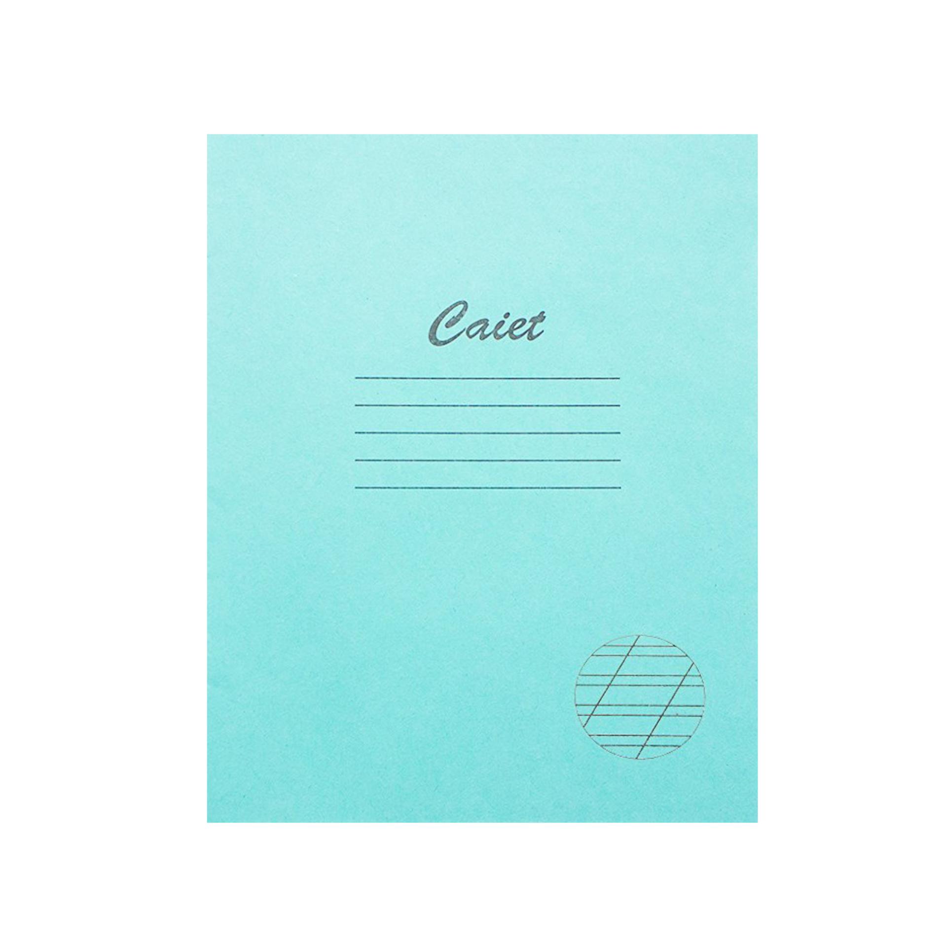 Caiet coperta verde / 12foi / linia oblica / 0,5сm