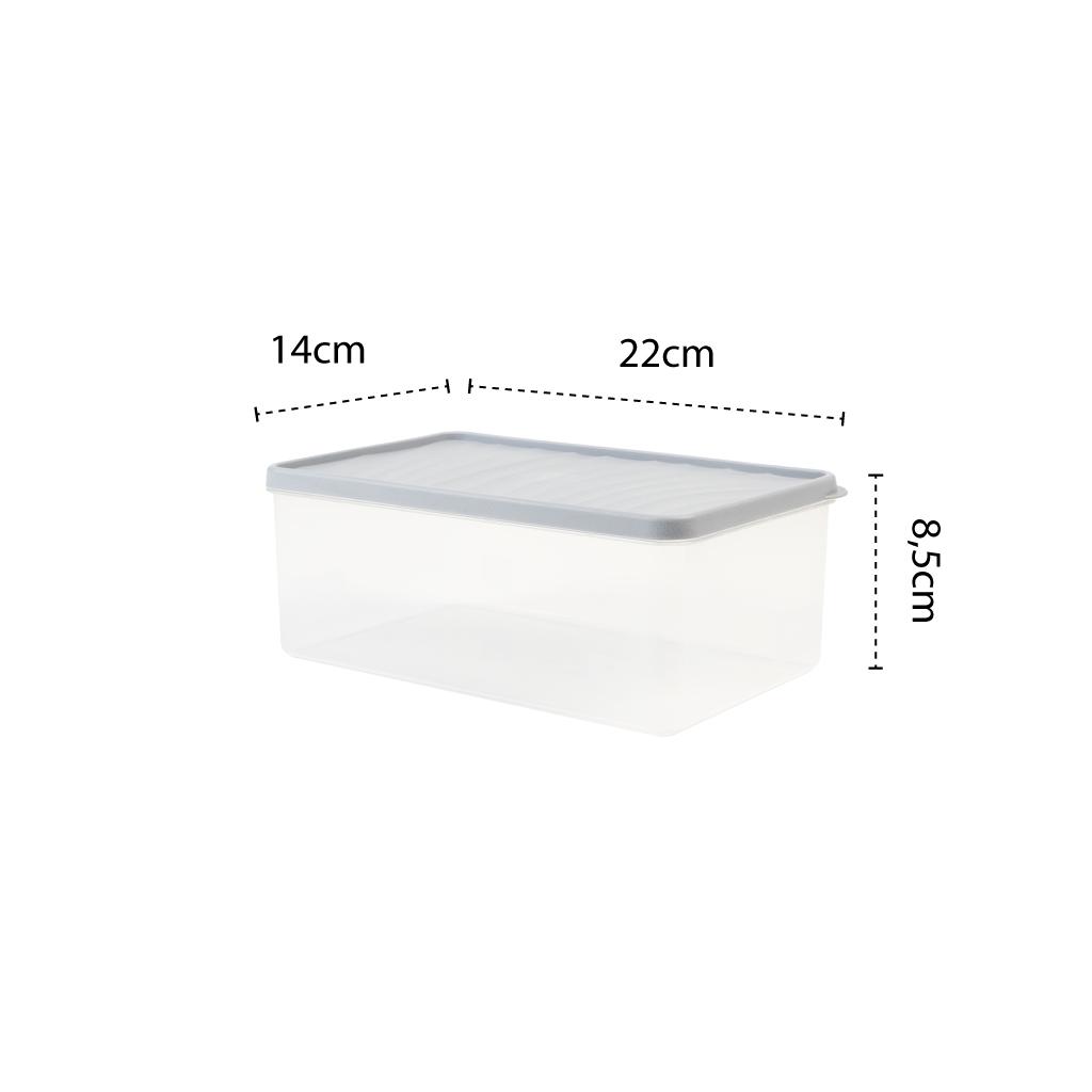 Caserola pentru congelare cu capac 2.1 L DecoBella