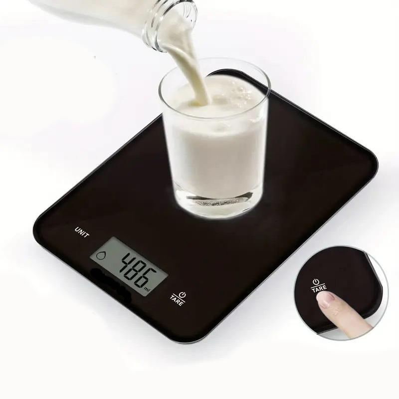 Cantar de bucatarie KE-S 5kg, sticla, Health & Beauty Life