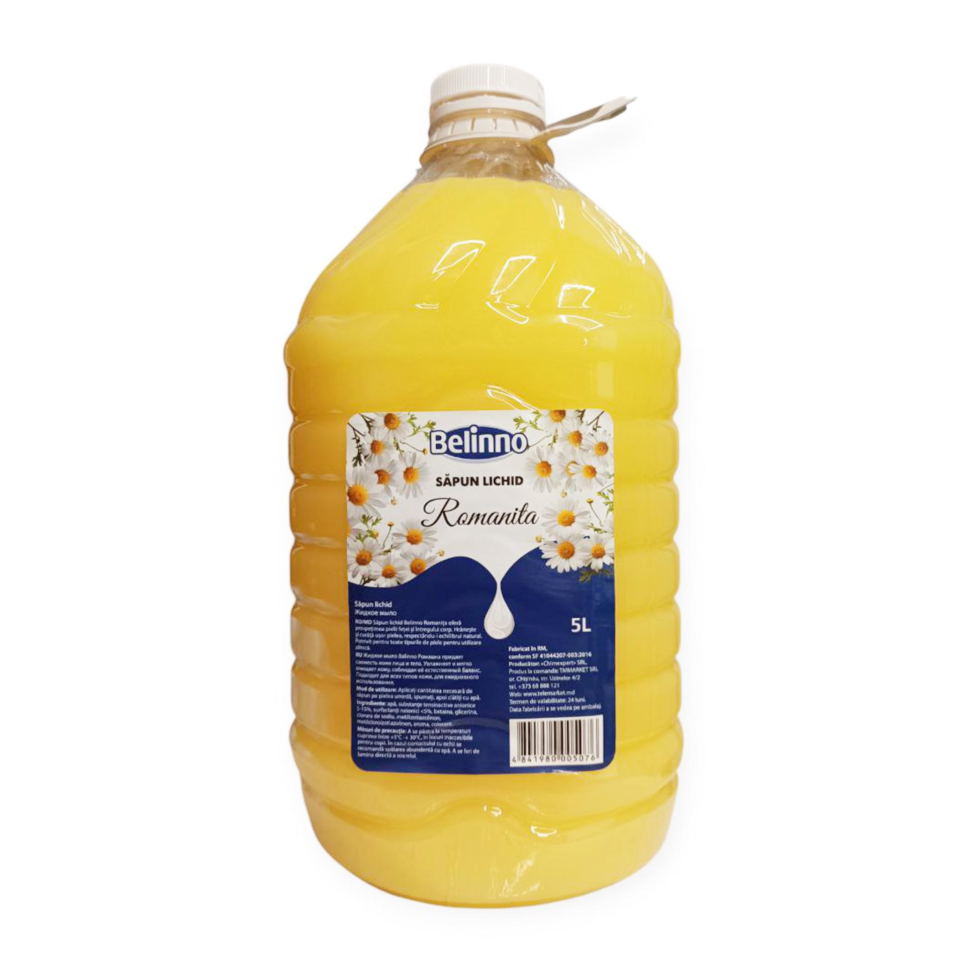 Sapun lichid  Belinno, romanita, 5L