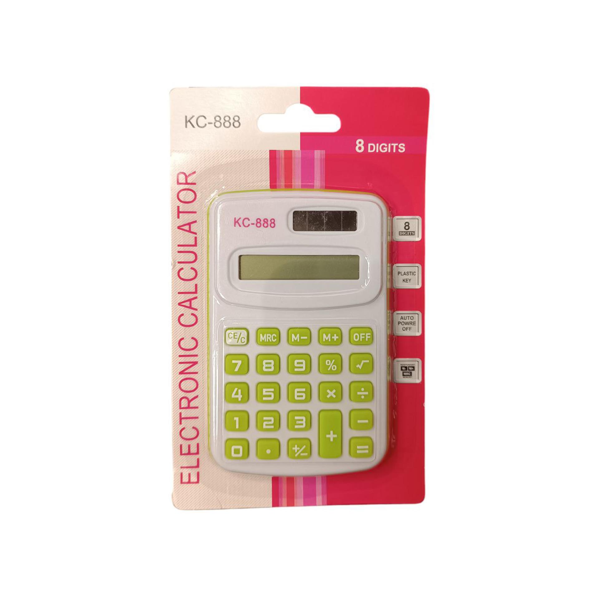 Calculator KC888б alb + verde
