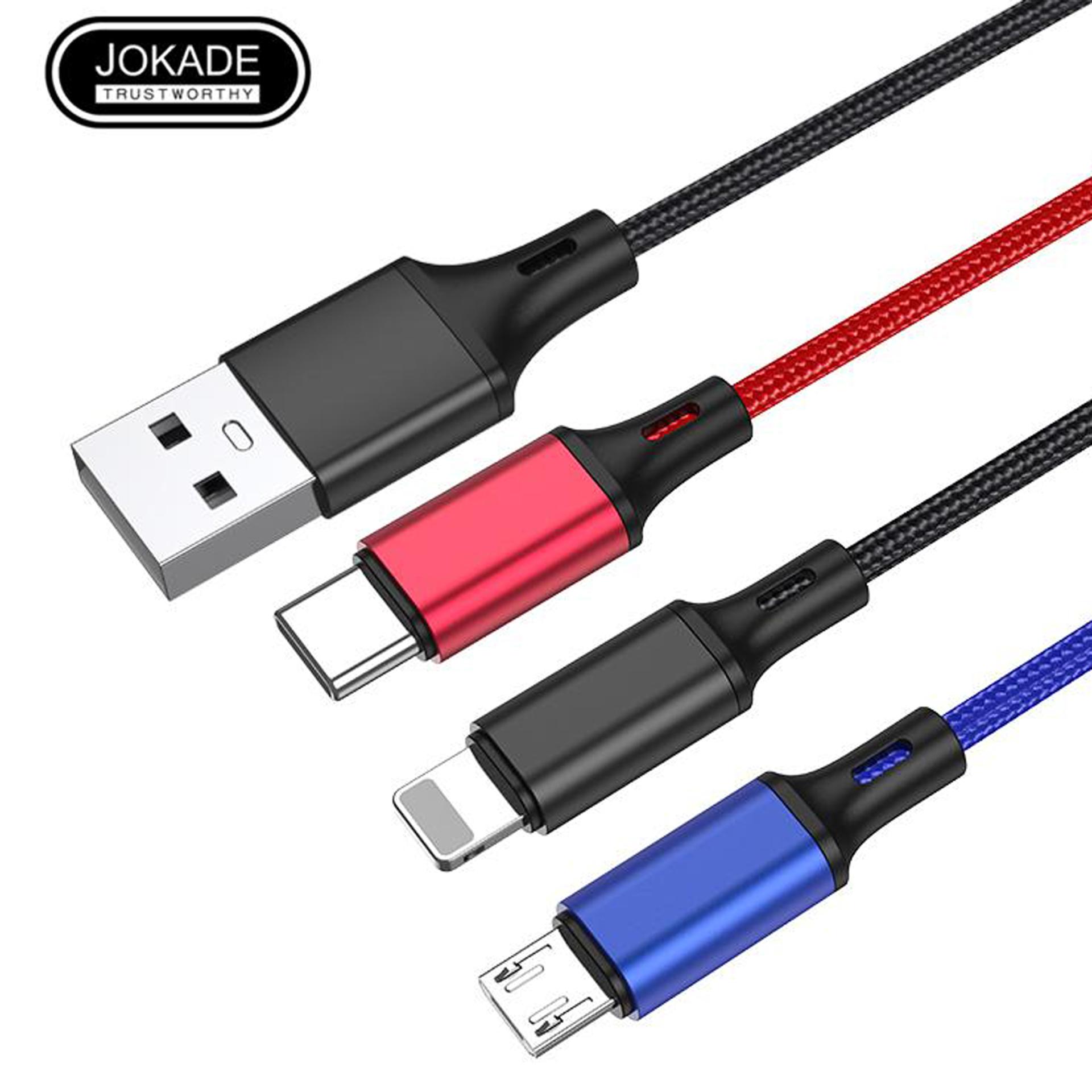 Cablu Jokade Fast Charger JA012 3in1 1,2m