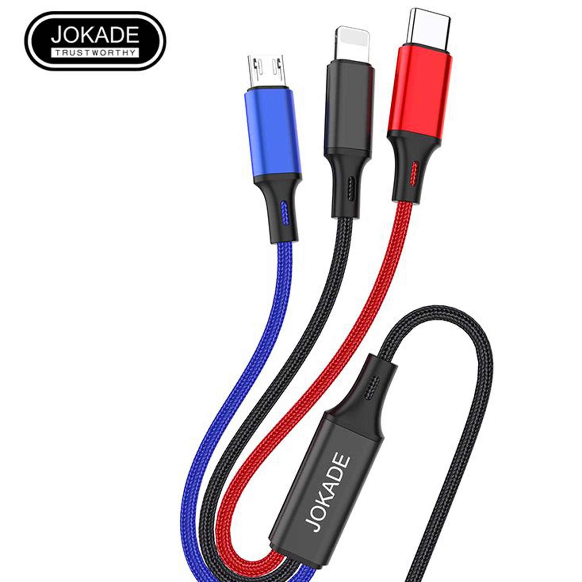 Cablu Jokade Fast Charger JA012 3in1 1,2m