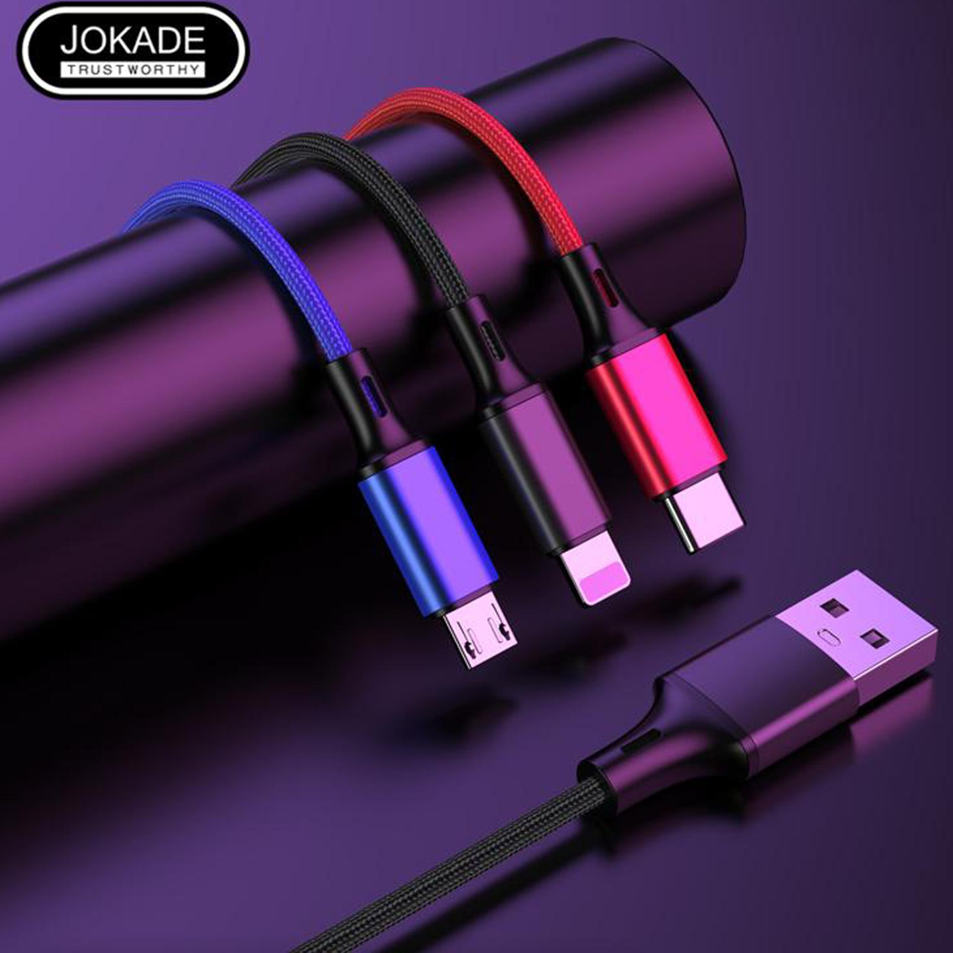 Cablu Jokade Fast Charger JA012 3in1 1,2m