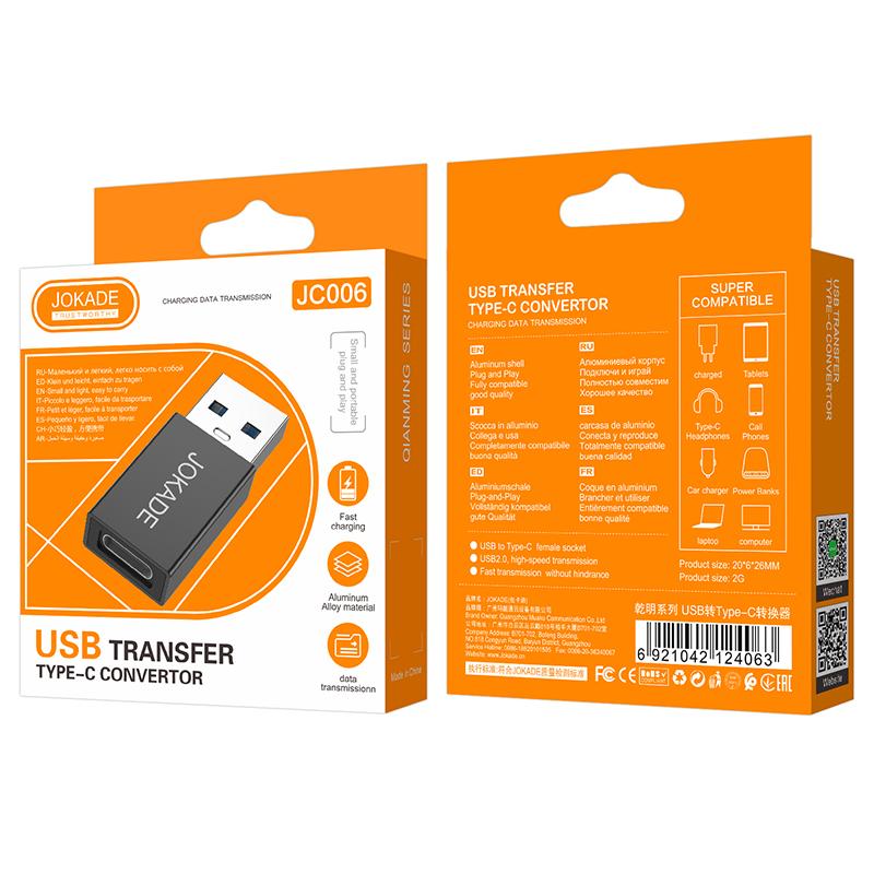 Converter USB-TypeC Jokade JC006