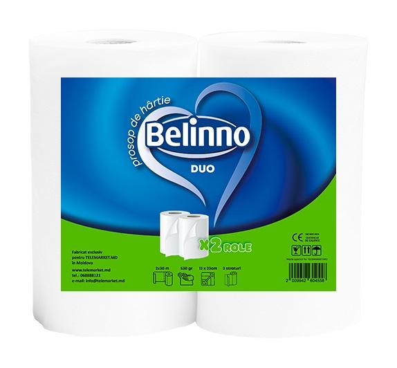 Prosop de hirtie Belinno Duo, 2 str