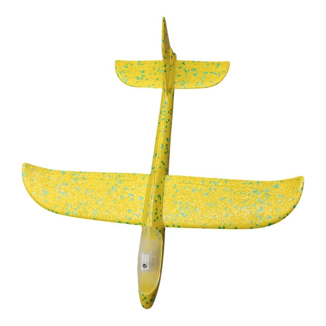 Avion din polistiren, cu iluminare, 47cm