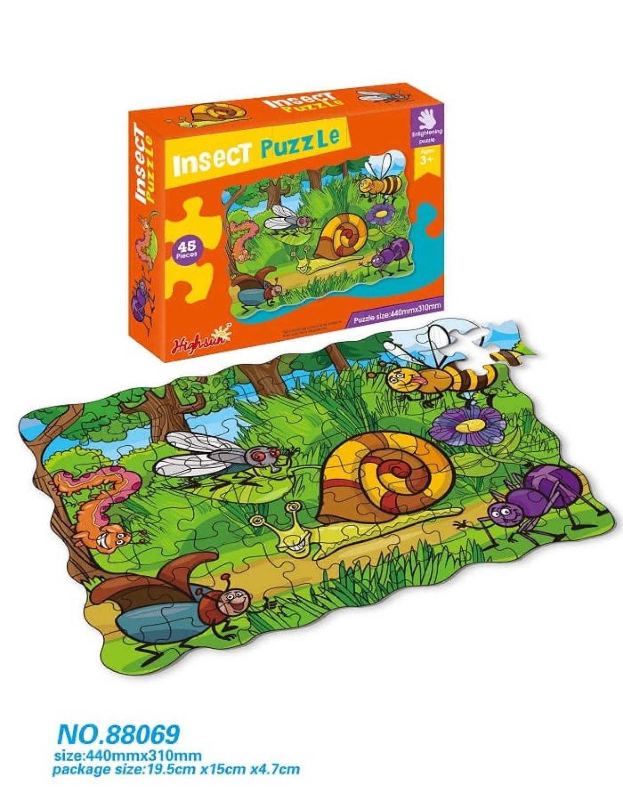 Puzzle, Insect (insecte), 45piese, 3+