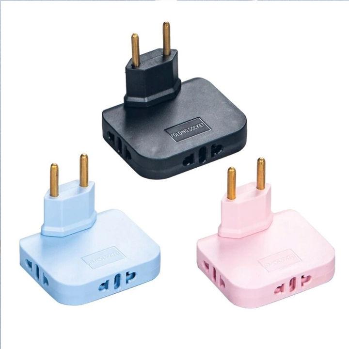 Adapter pentru priza pliabil, triplu, 10A