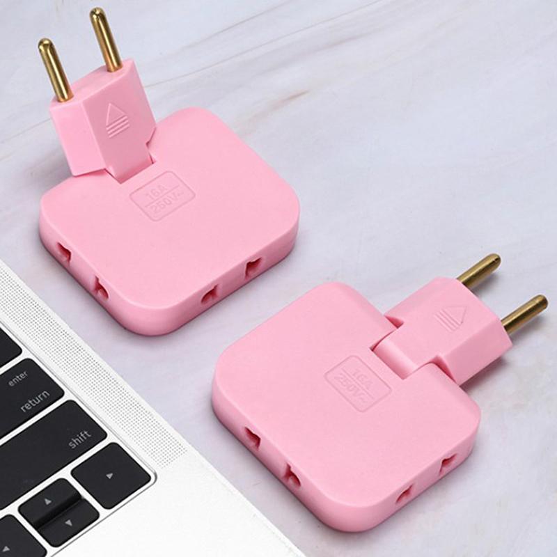 Adapter pentru priza pliabil, triplu, 10A