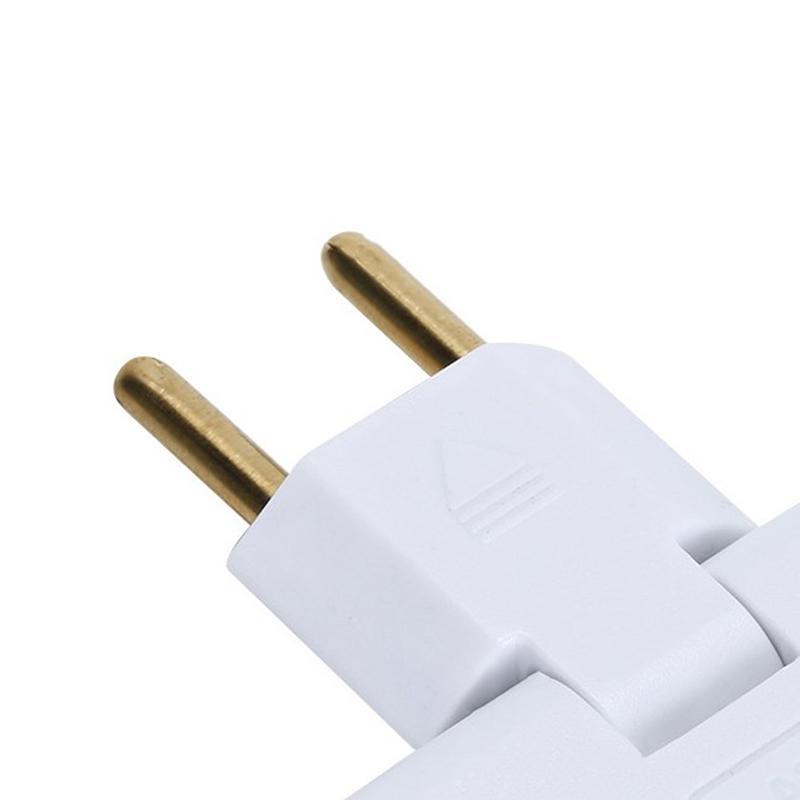 Adapter pentru priza pliabil, triplu, 10A