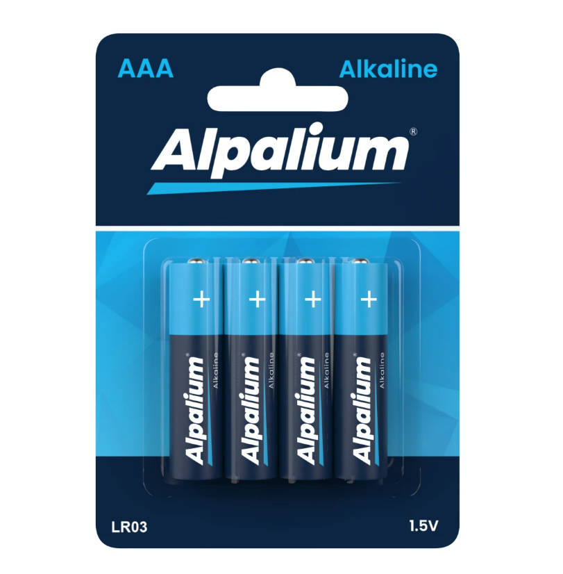 Baterii Alkaline  ALPALIUM  AAA 1.5V (4 buc)