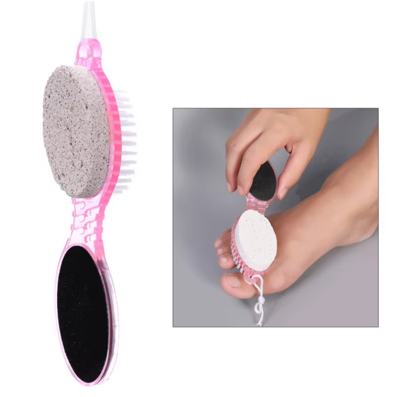 Perie pentru pedichiura 4 in 1