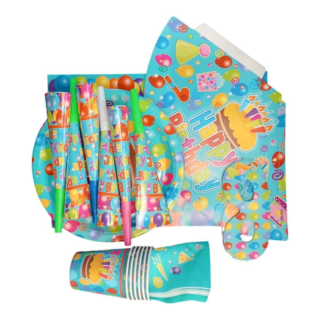 Set pentru aniversare, copii Happy Birthday 7x6buc