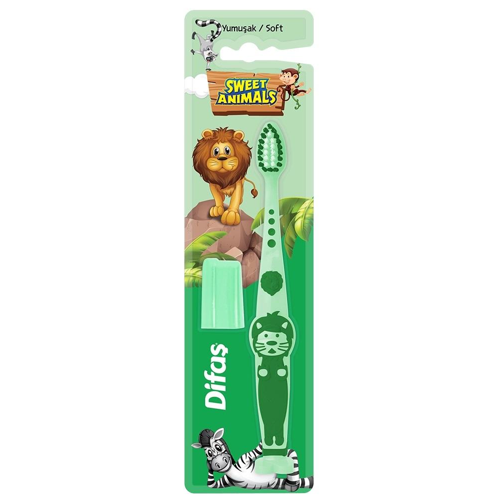 Perie de dinti pentru copii Sweet Animals Difas