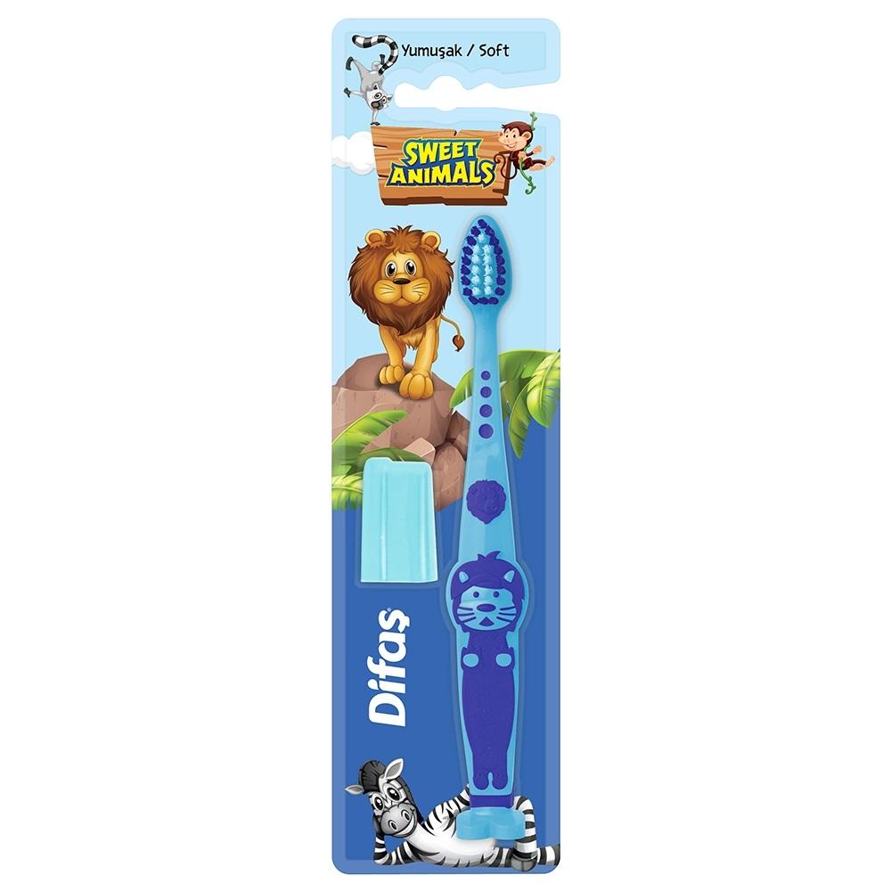 Perie de dinti pentru copii Sweet Animals Difas