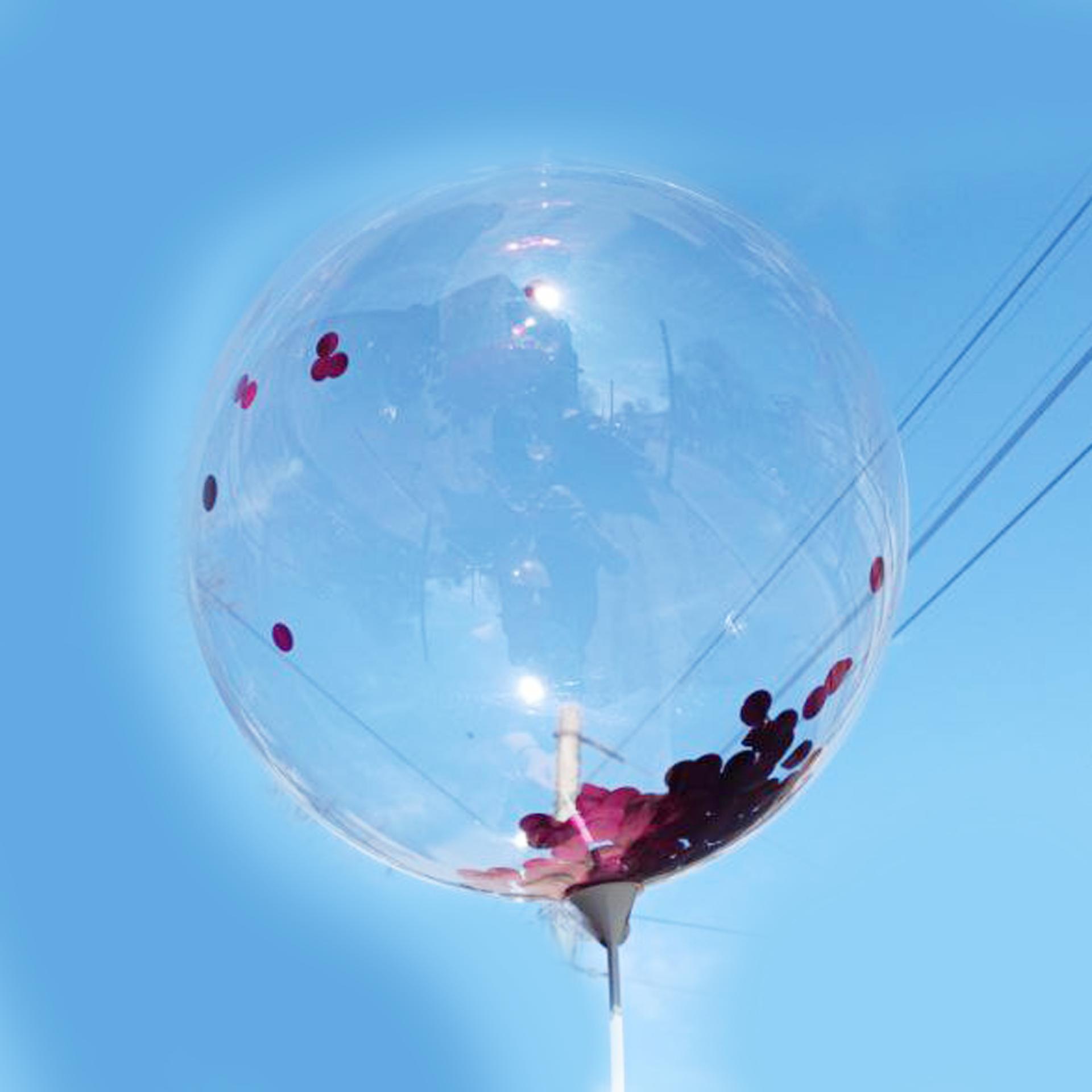 Balon PVC cu confetti 1 buc