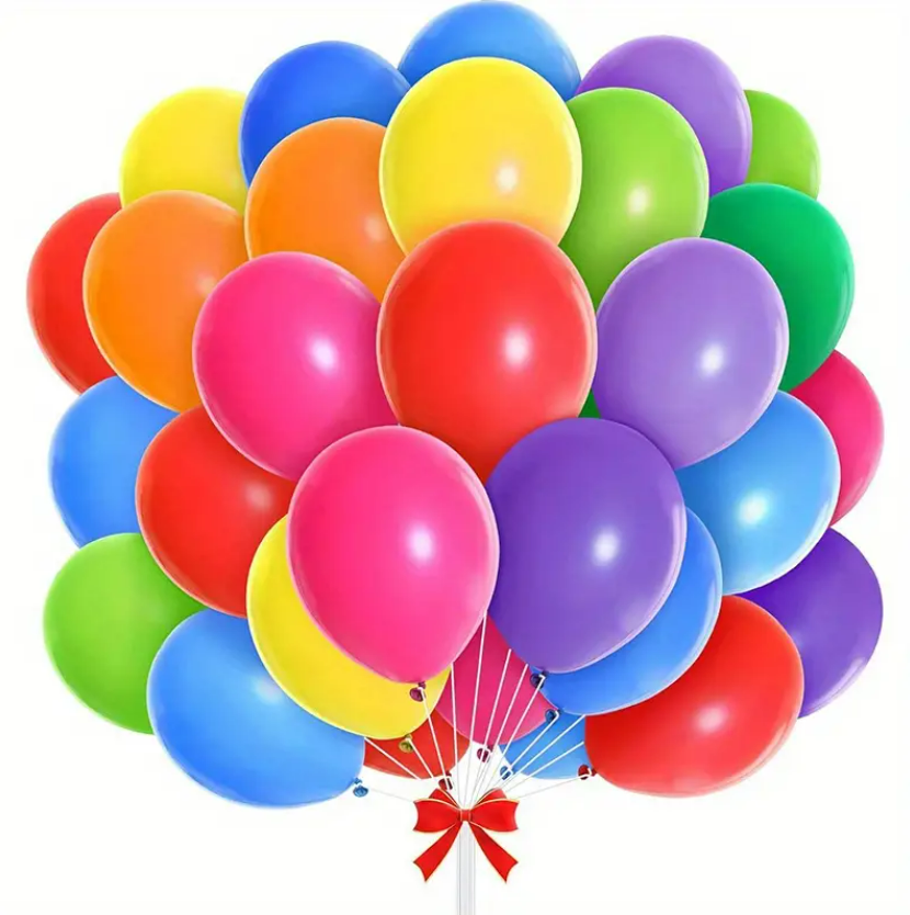 Baloane colorate Hellium Balloon  50 buc