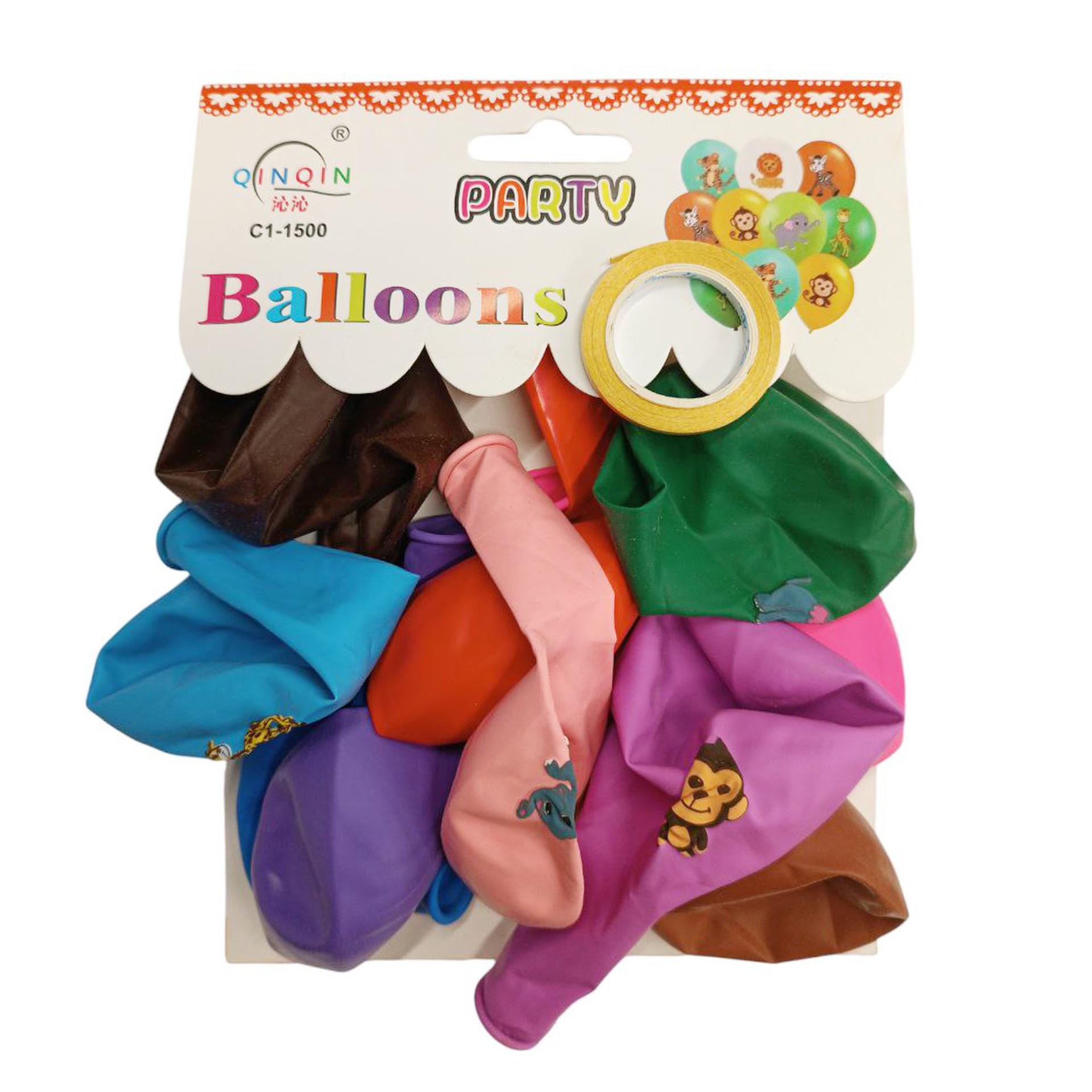 Baloane Animals 10 buc / colorate