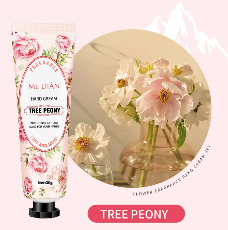 Set creme de maini 5 buc, floral, Meidian