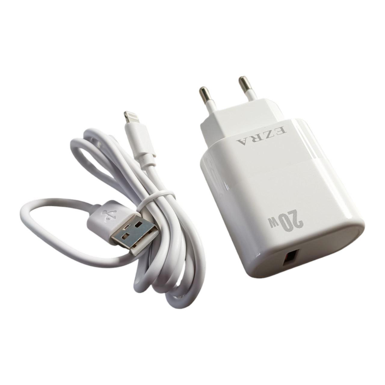 Adapter si cablu Fast Charger I5 20W HC177 Ezra