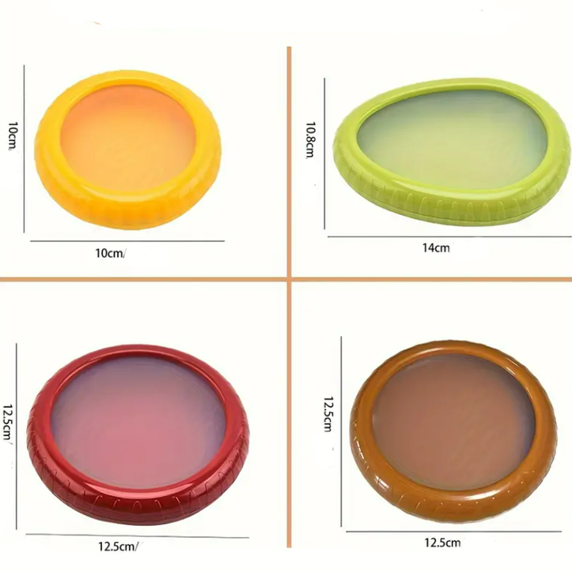 Caserole cu silicon Fresh Stretch 4 piese
