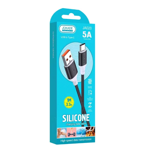 Cablu din silicon Type-C JA020 1m