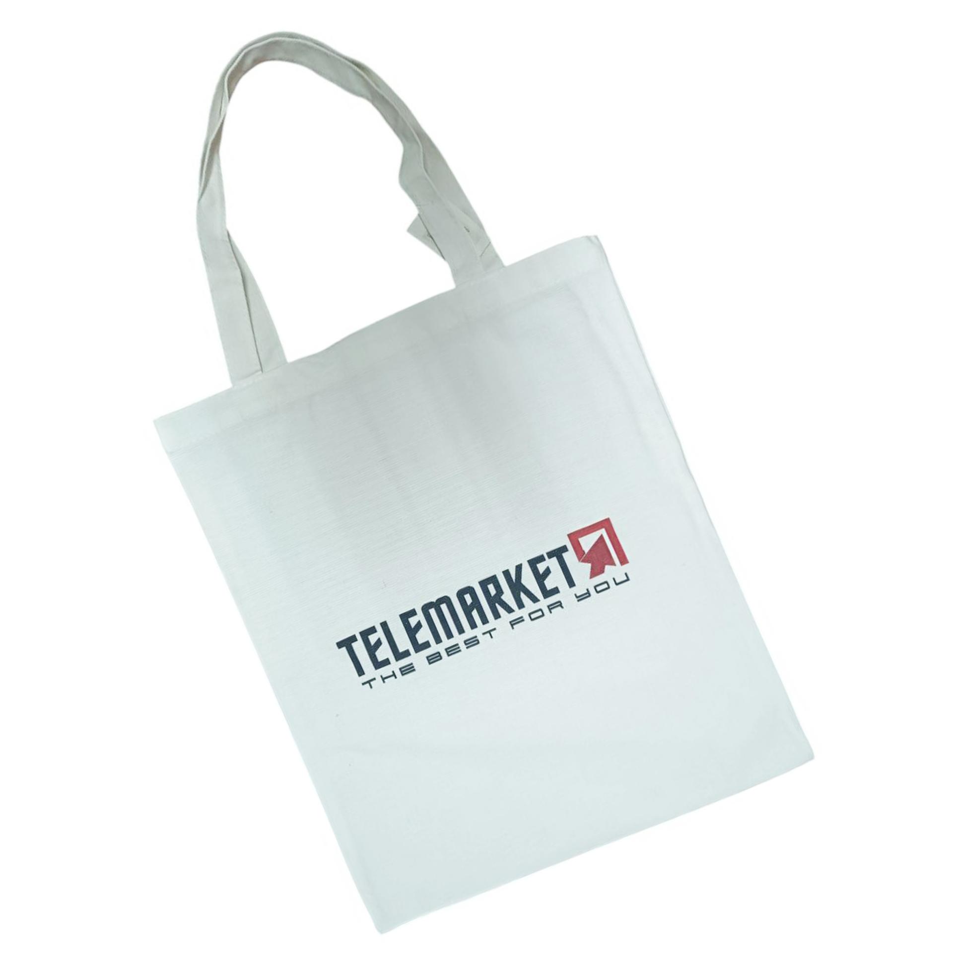 Geanta alba Shop 35x42 cm + logo