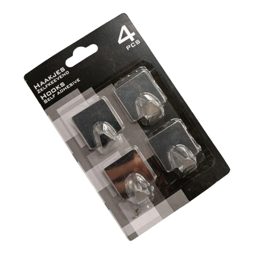 Cuier pe lipici dublu set 4 buc - set