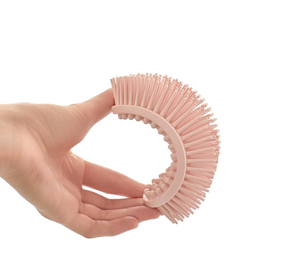 Perie de corp pentru baie silicon RedRose