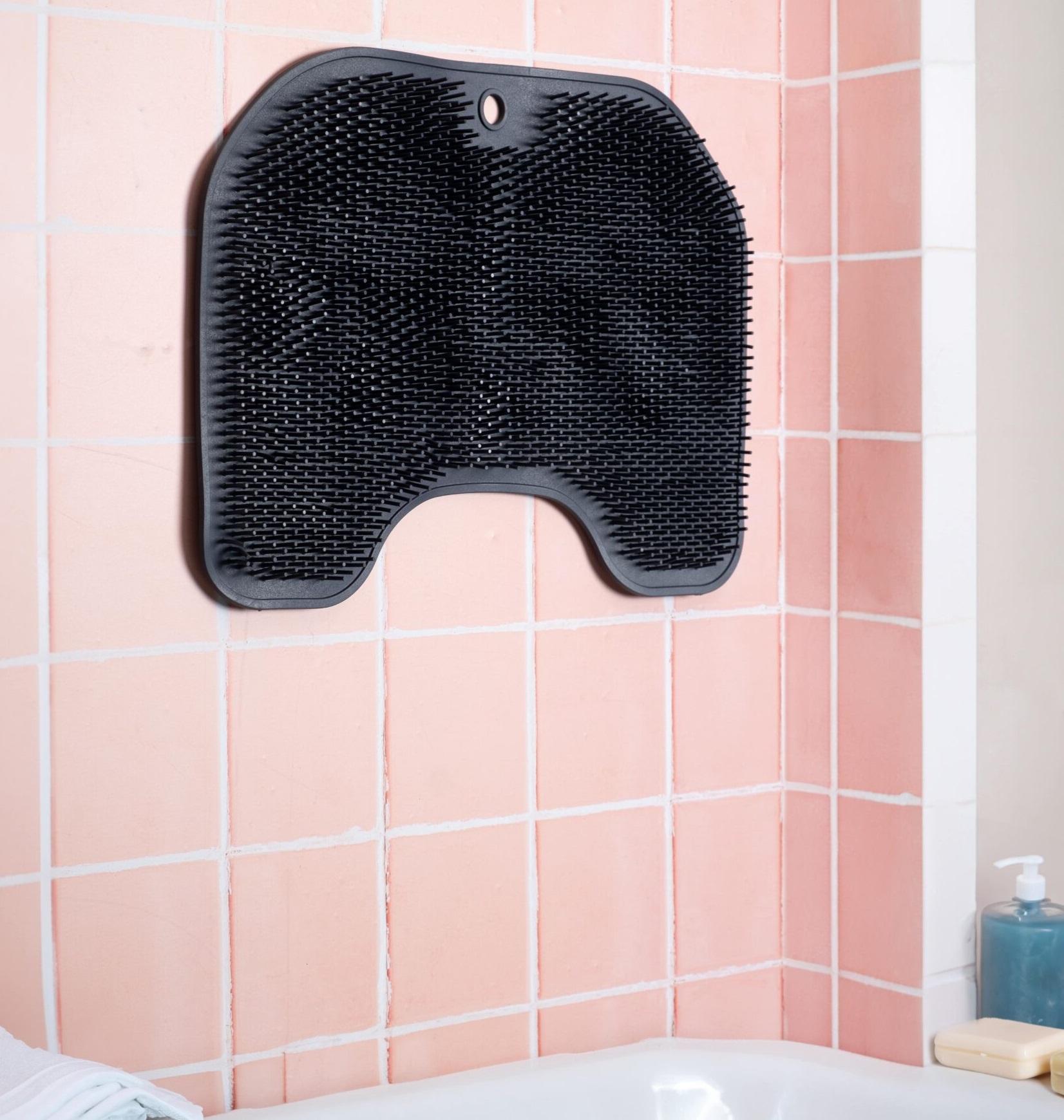Burete plat de baie cu ventuze Foot&Back Massage RedRose