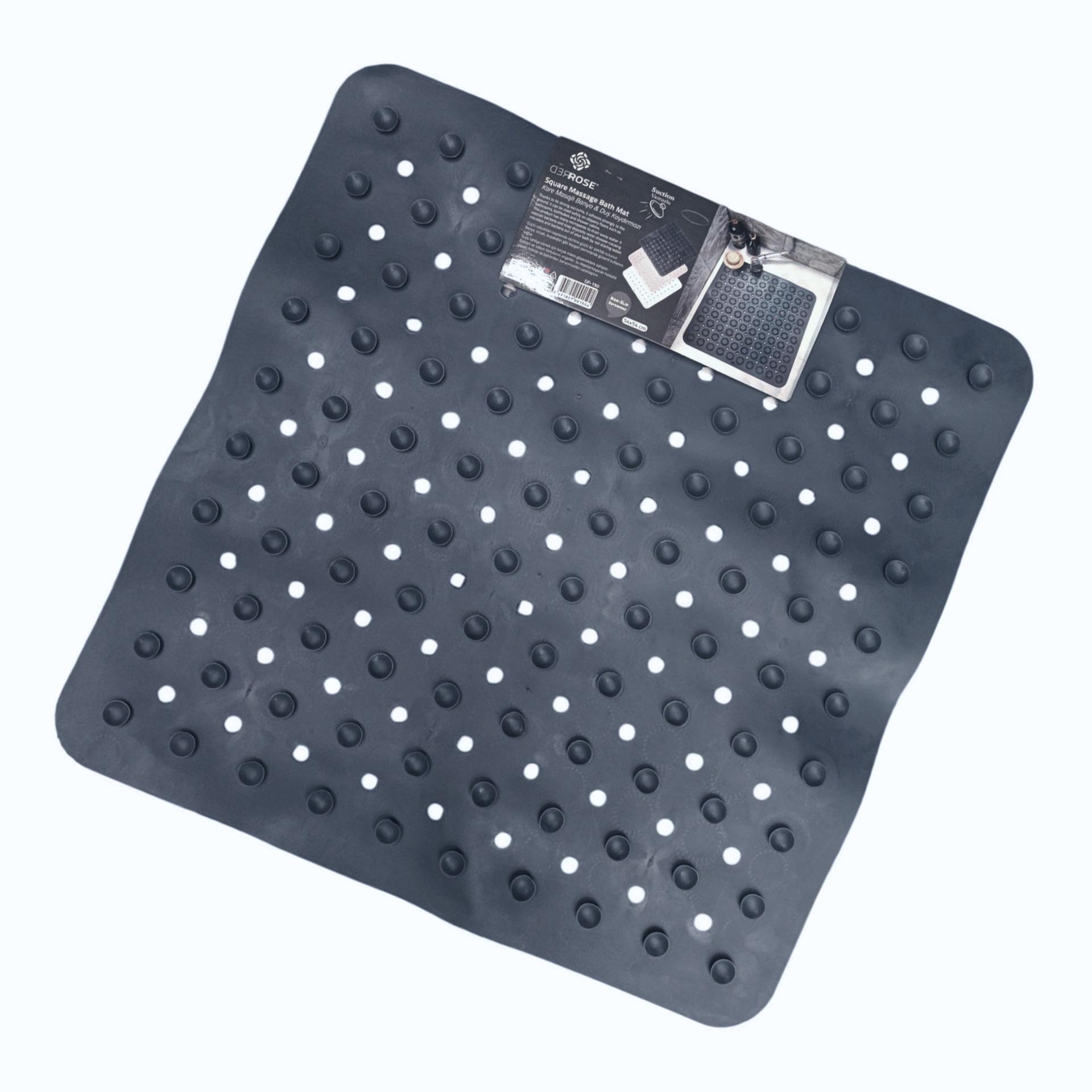 Covoraș baie cu ventuze 54x54 cm Massage RedRose
